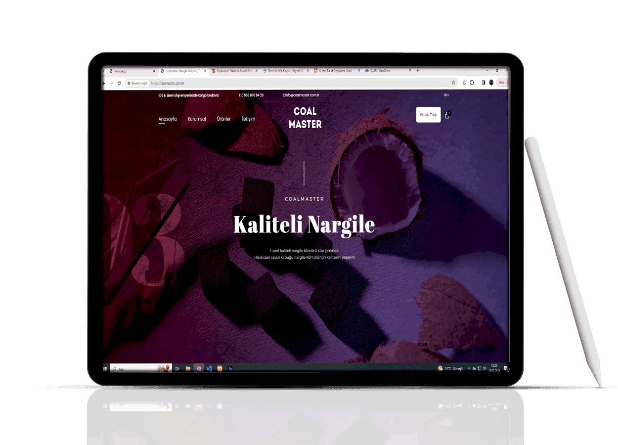 Coalmaster Nargile Kömürü